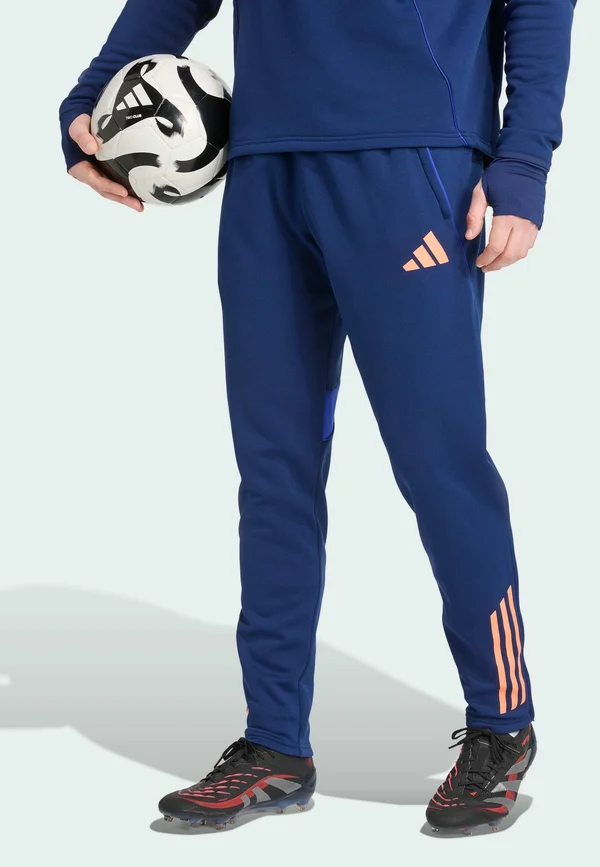 TIRO25 COMPETITION WINTERIZED PANT - Tracksuit bottoms - dark blue   beam orange