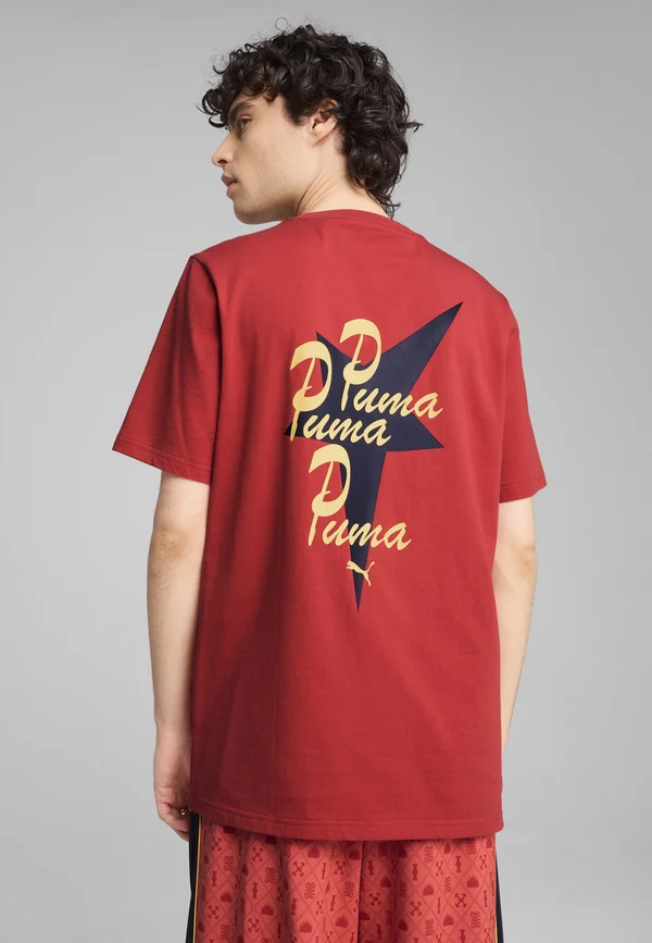 TO UNITY GRAPHIC - Print T-shirt - red fire