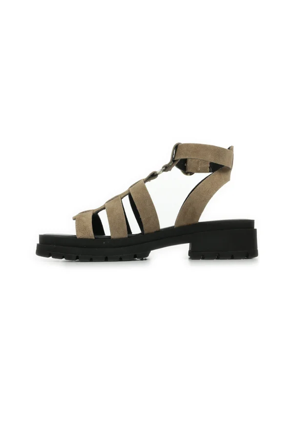 TOBO - Platform sandals - taupe