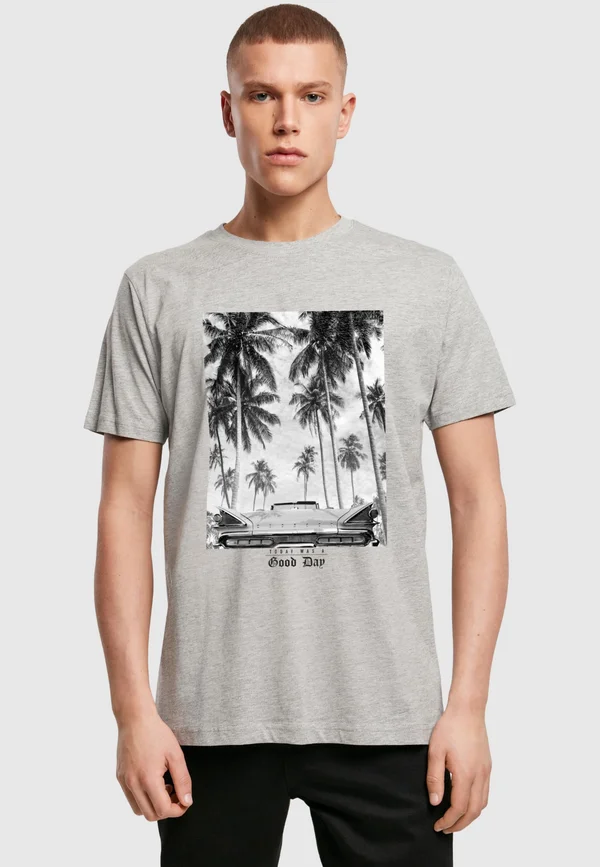 TODAY WAS A GOOD DAY - Print T-shirt - heather grey