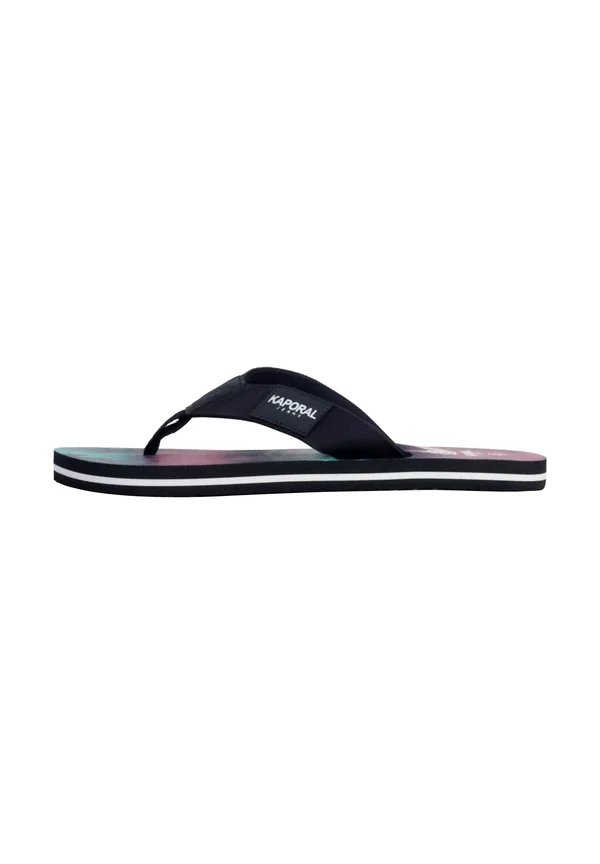 TONG PLATE À BAMAO - T-bar sandals - marine rose