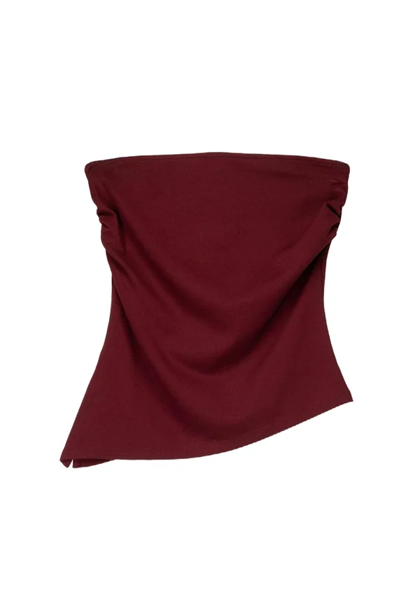 Top - dark red