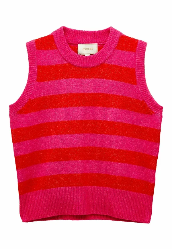 Top - pink red stripe