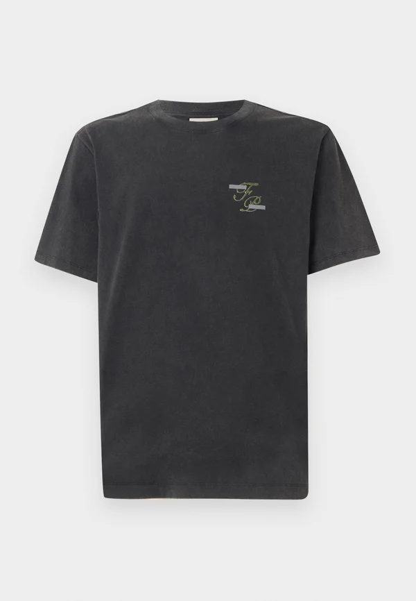 TOPIARY VINTAGE UNISEX - Print T-shirt - vintage black