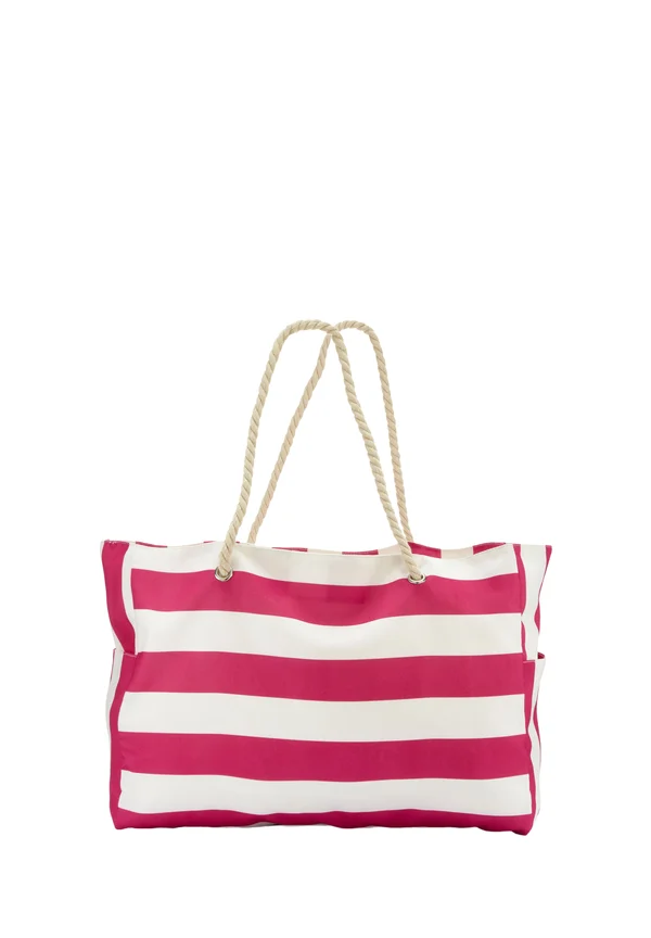 Tote bag - weiß/pink