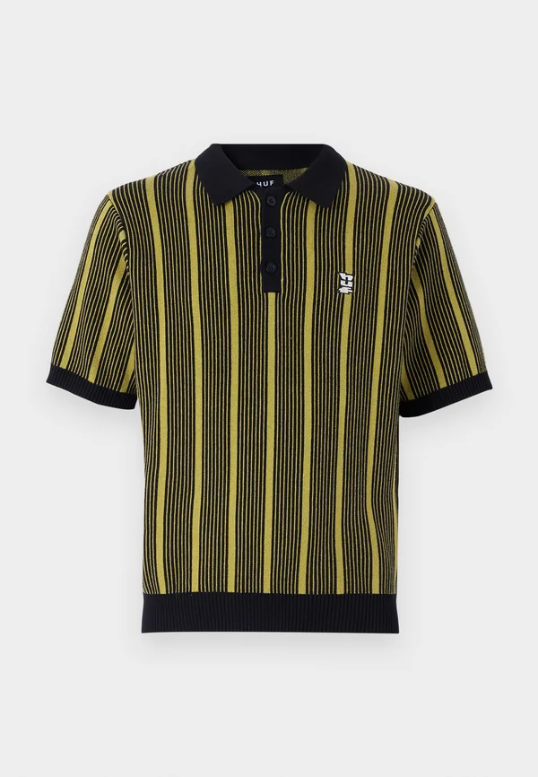 TRACE STRIPE TOP UNISEX - Polo shirt - moss