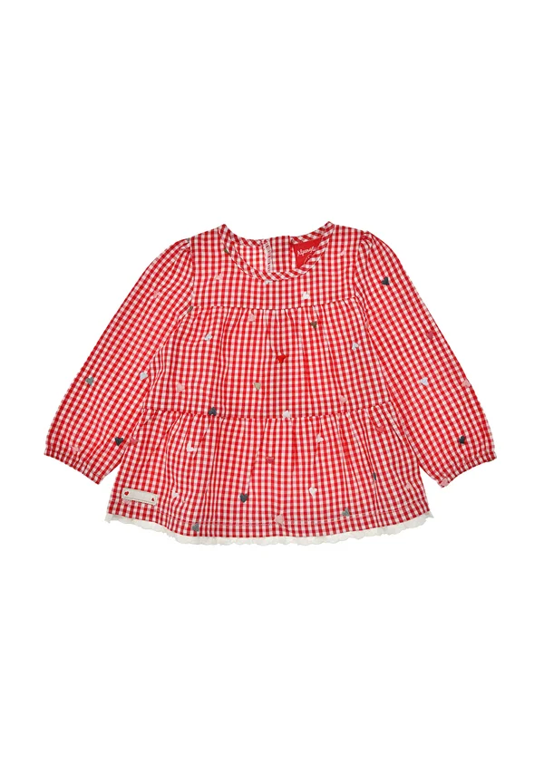 TRACHTEN KARO - Blouse - rot