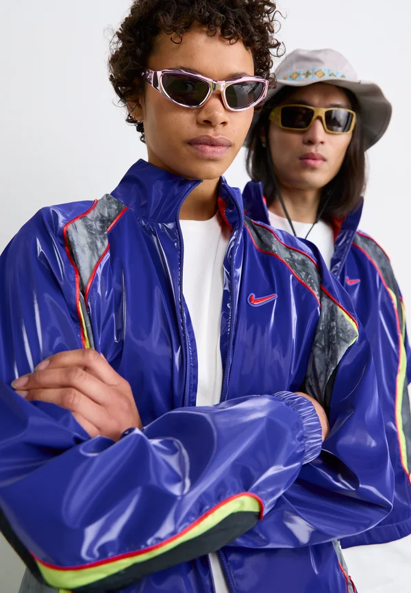 TRACK JACKET UNISEX - Summer jacket - deep night/cool grey/lt lemon twist
