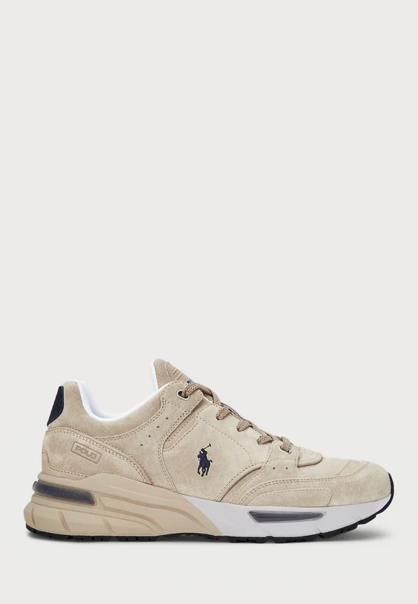 TRACKSTER 250 SUEDE & NUBUCK SNEAKER - Trainers - milkshake/navy