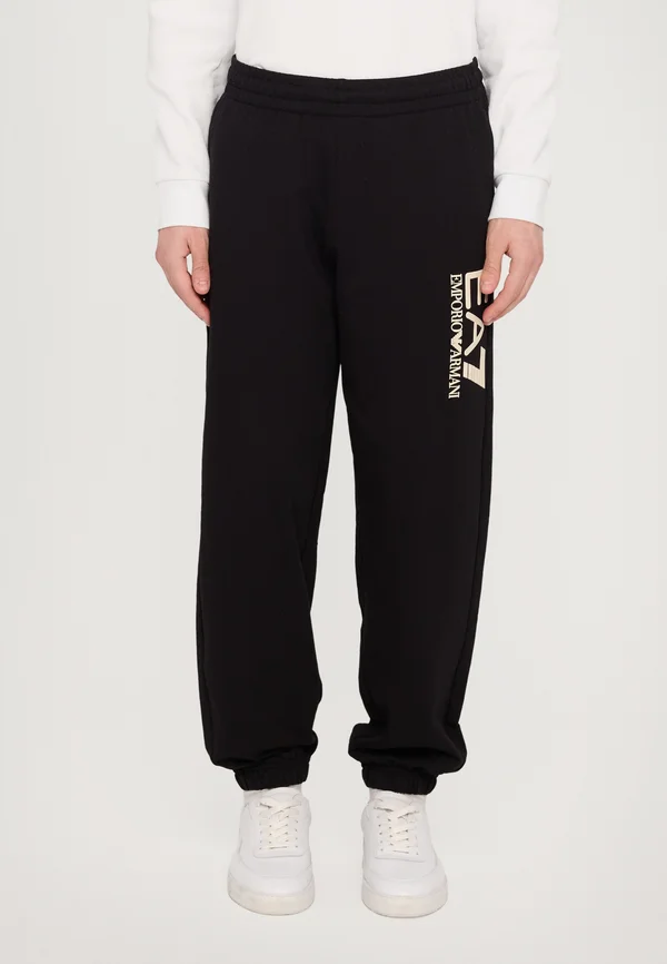 Tracksuit bottoms - black/beige