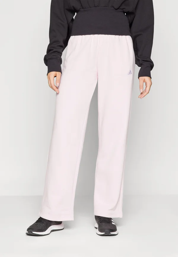 Tracksuit bottoms - clear pink/white