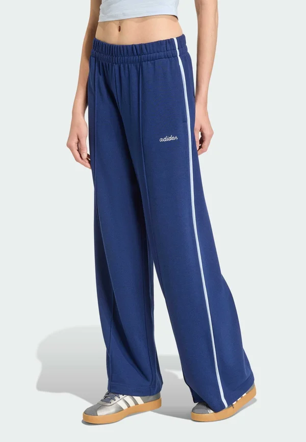 Tracksuit bottoms - dark blue/white