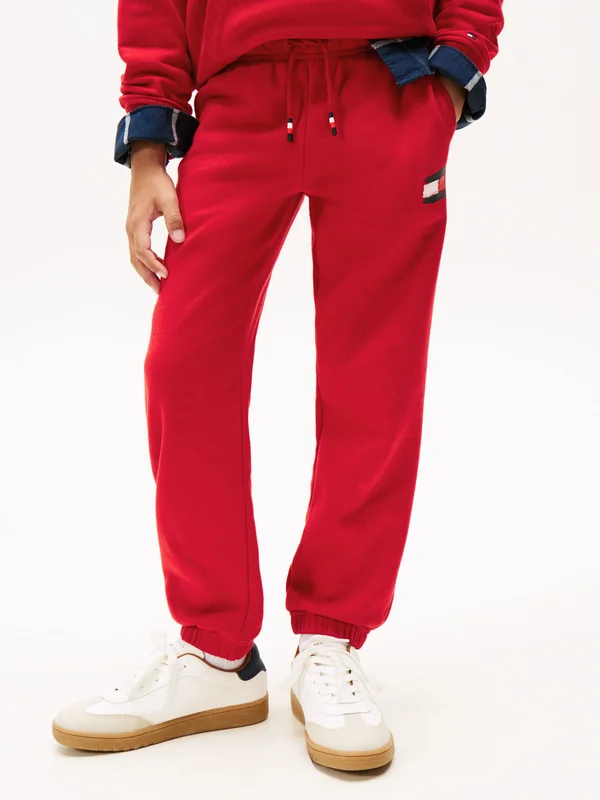 Tracksuit bottoms - medium red