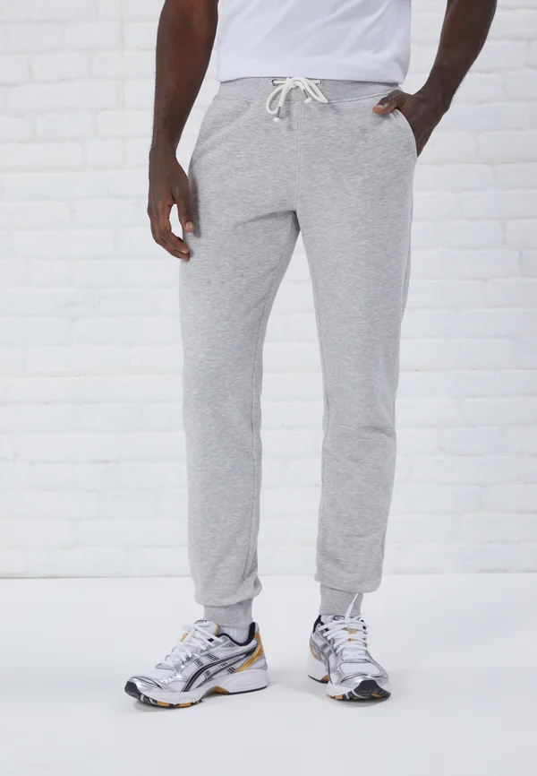 Tracksuit bottoms - mottled light grey