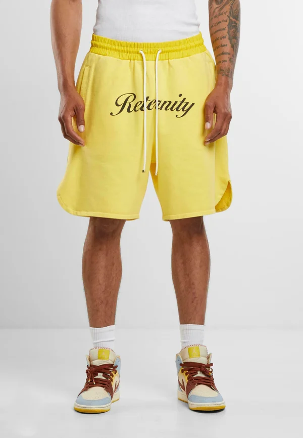 Tracksuit bottoms - yellow