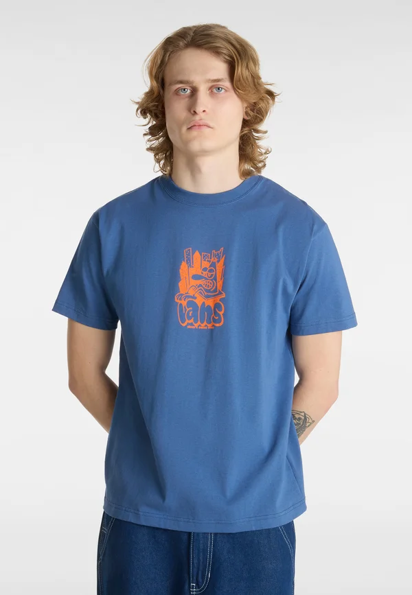 TRAFFIC CONE - Print T-shirt - navy