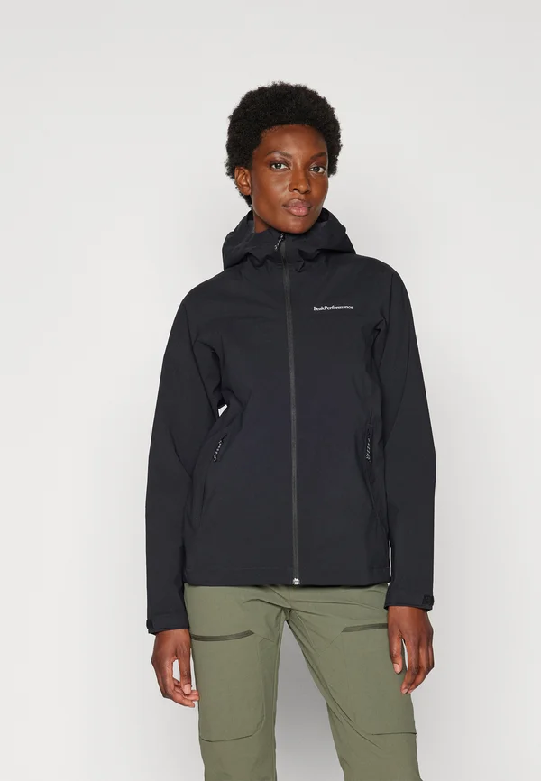 TRAIL JACKET - Hardshell jacket - black