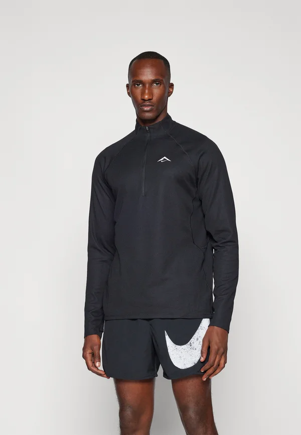 TRAIL MIDLAYER  - Long sleeved top - black/white