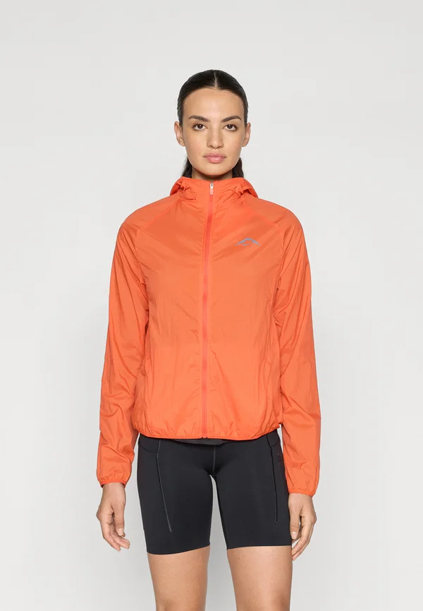 TRAIL - Running jacket - picante red/pearl white/black