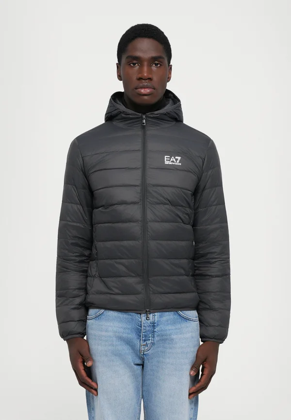 TRAIN CORE LIGHT JACKET - Down jacket - asphalt