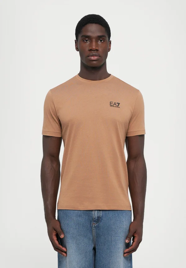 TRAIN CORE TEE - Basic T-shirt - tigers eye