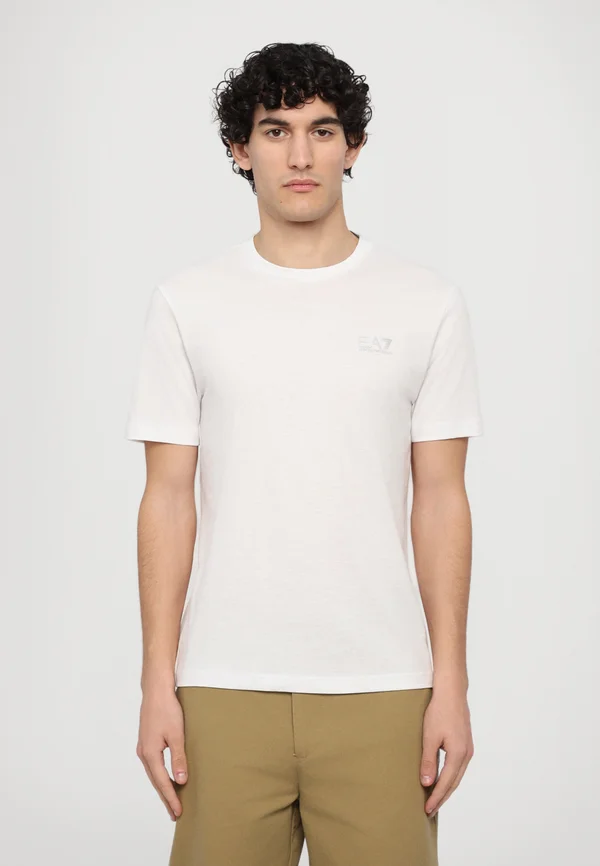 TRAIN CORE TEE - Basic T-shirt - white