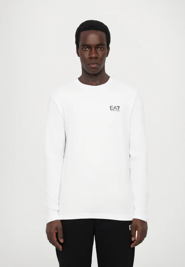 TRAIN CORE TEE - Long sleeved top - white