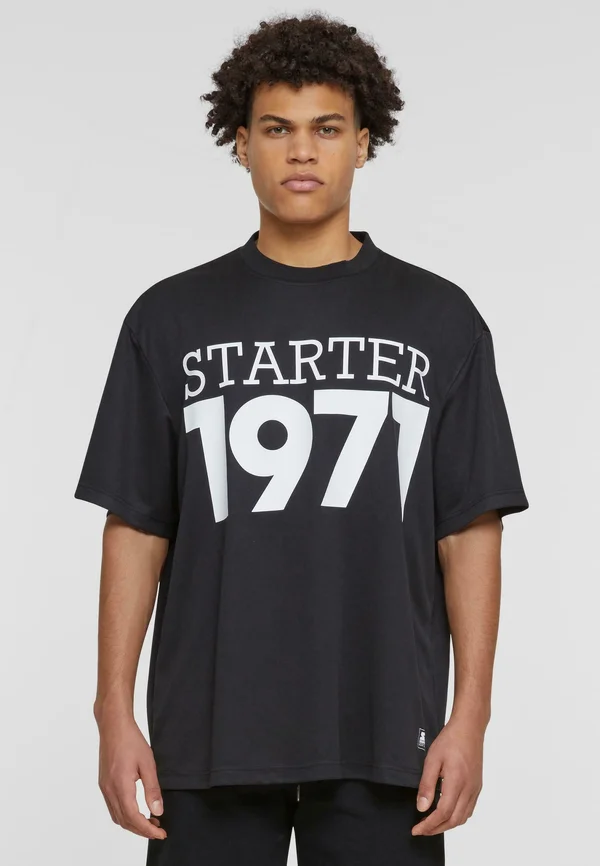 TRAIN - Print T-shirt - black