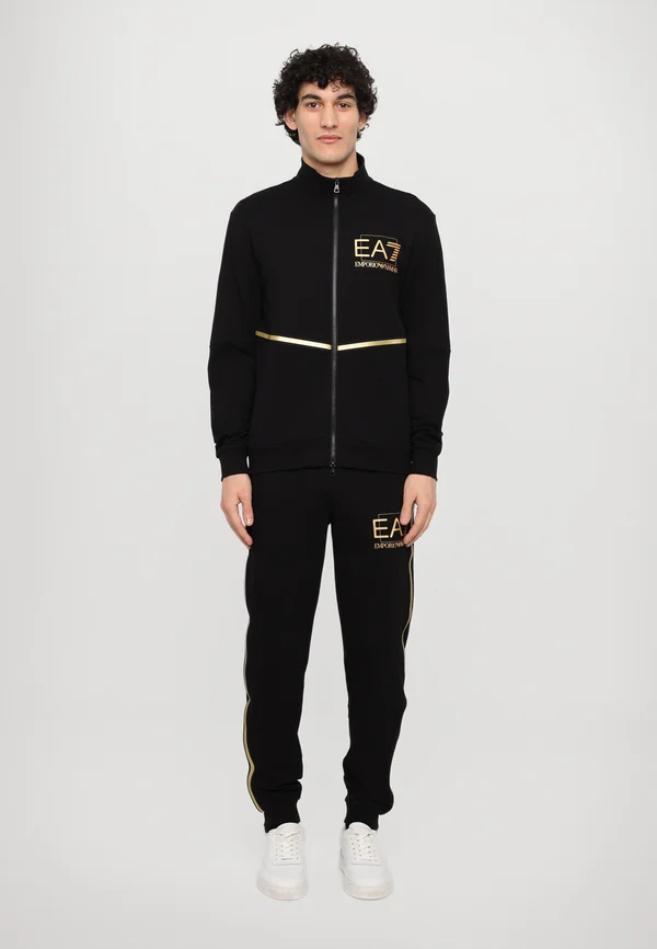 TRAIN VISIBILITY - Tracksuit - black/gold