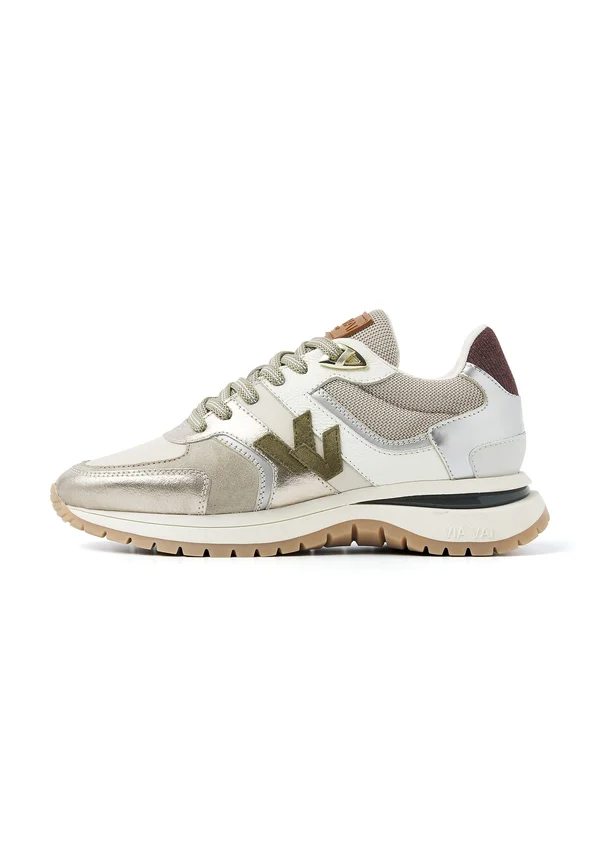 Trainers - beige/metallic