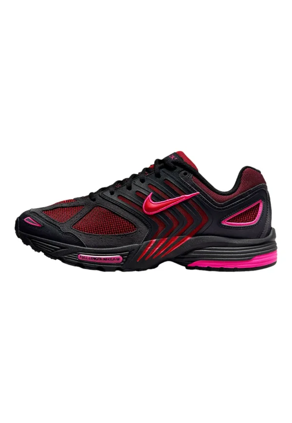 Trainers - black dark red rose