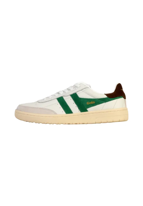 Trainers - blanc vert marron sombre