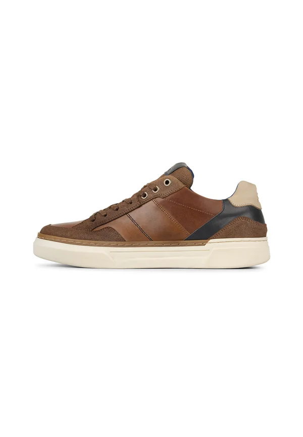 Trainers - cognac  navy
