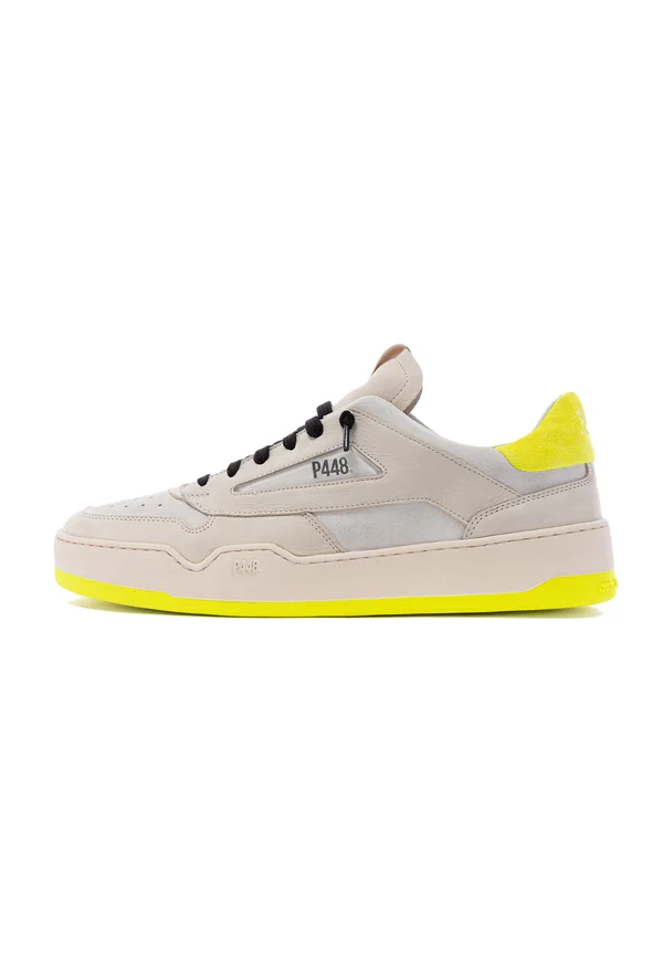 Trainers - cream yel
