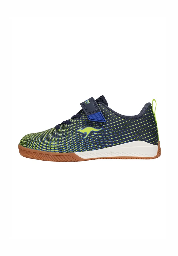 Trainers - dark navy lime