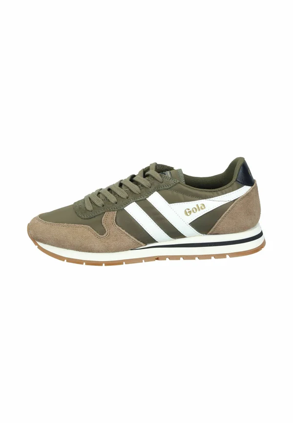 Trainers - khaki tobacco offwhite