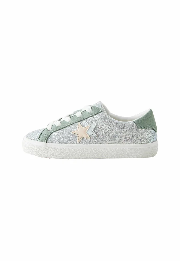 Trainers - sage green glitter