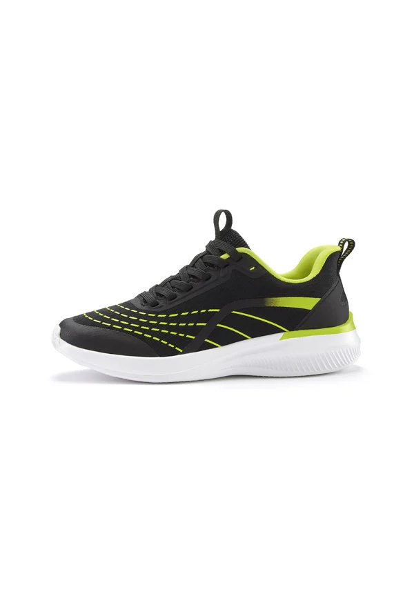 Trainers - schwarz lime