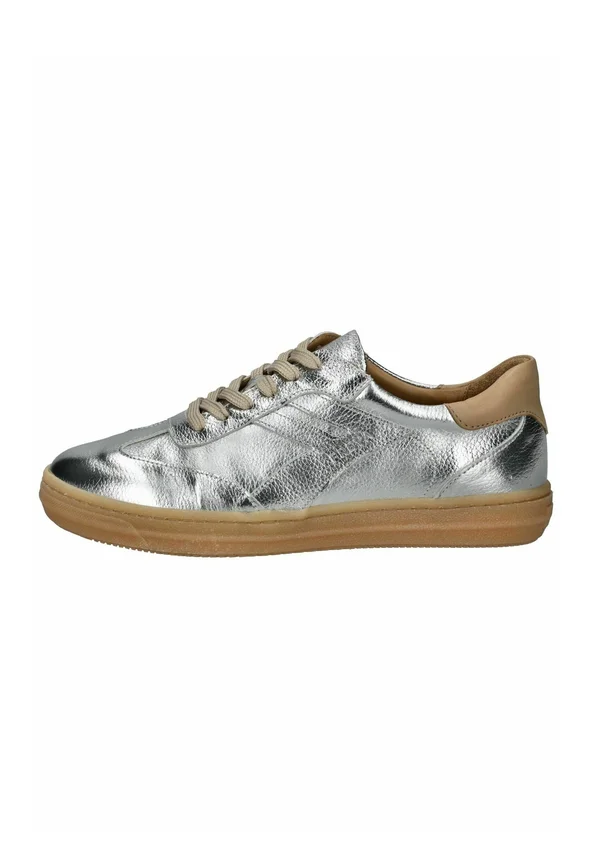 Trainers - silber camel