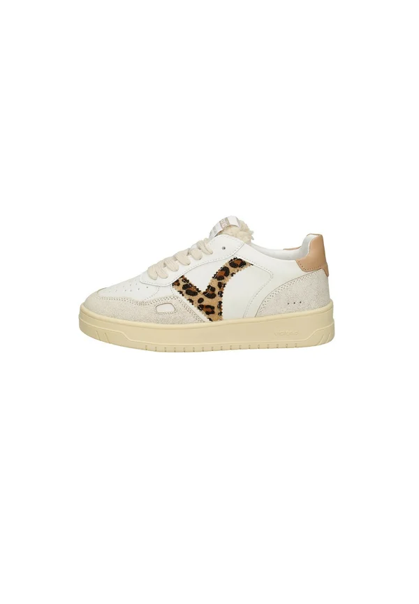 Trainers - white and camel