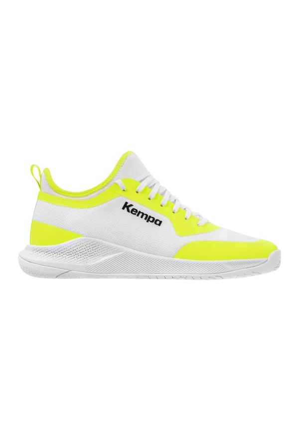 Trainers - white flou yellow