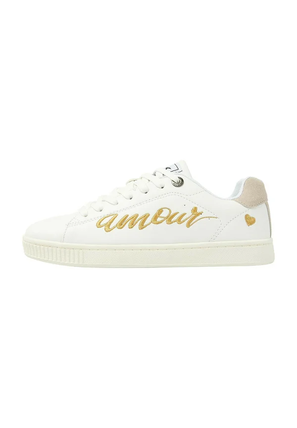 Trainers - white gold off white