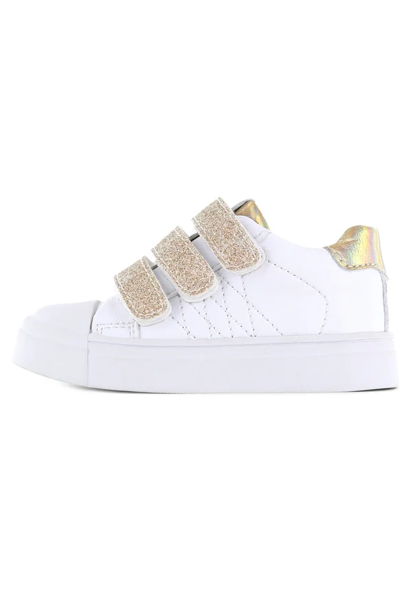 Trainers - white gold