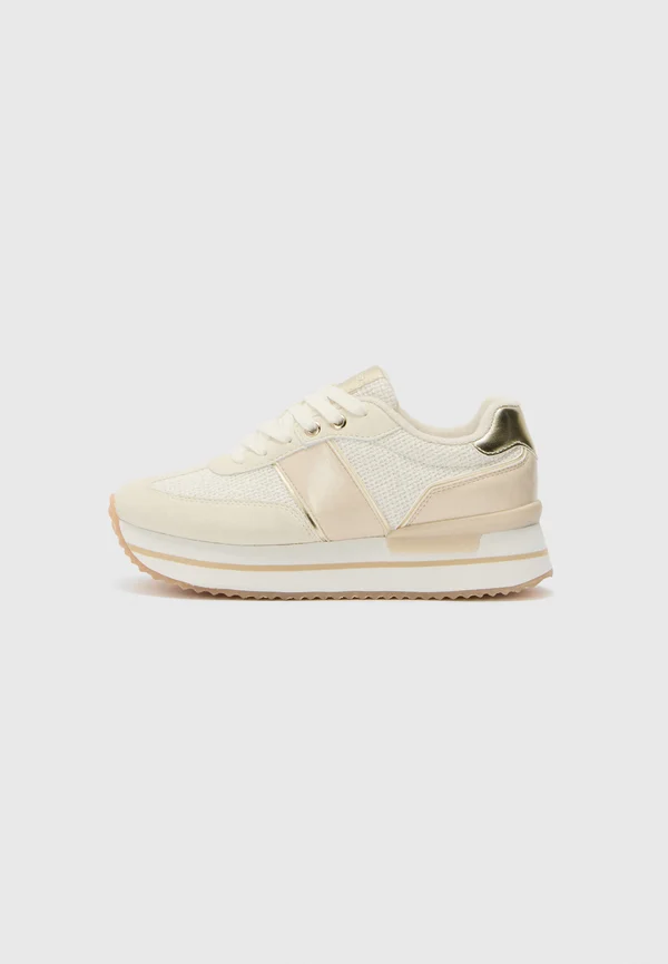 Trainers - white/beige/gold-coloured