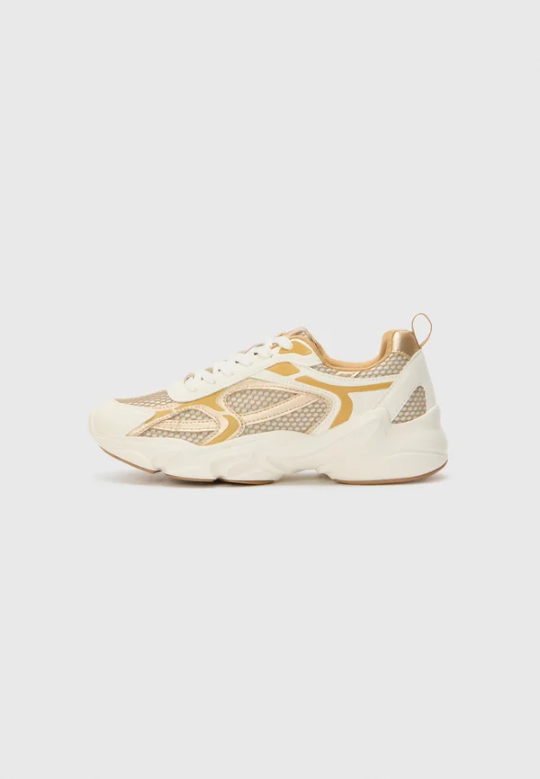 Trainers - white/gold-coloured/beige
