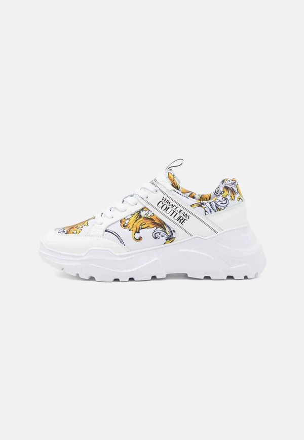 Trainers - white/gold