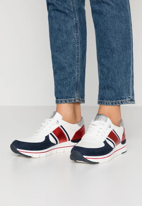 Trainers - white/navy