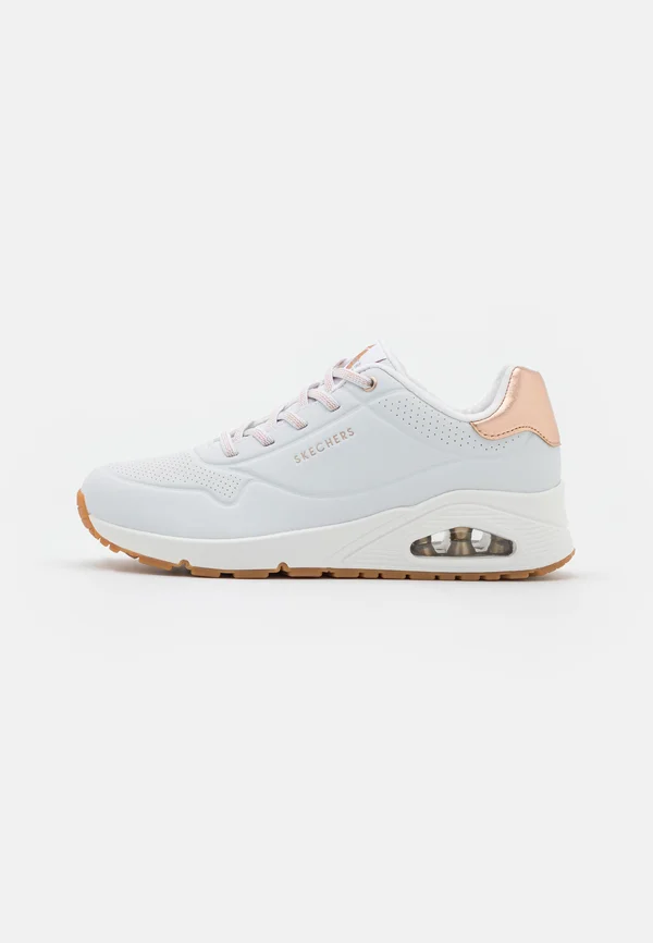 Trainers - white/rose gold