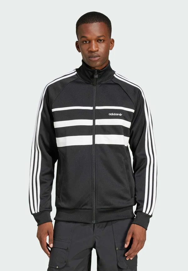 Training jacket - black   white
