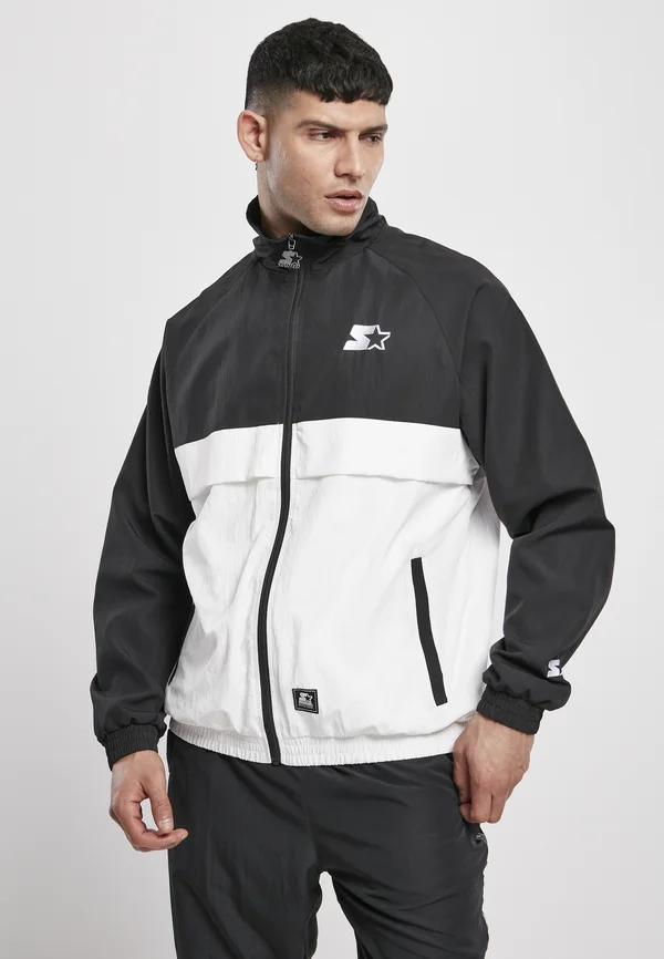 Training jacket - black/white